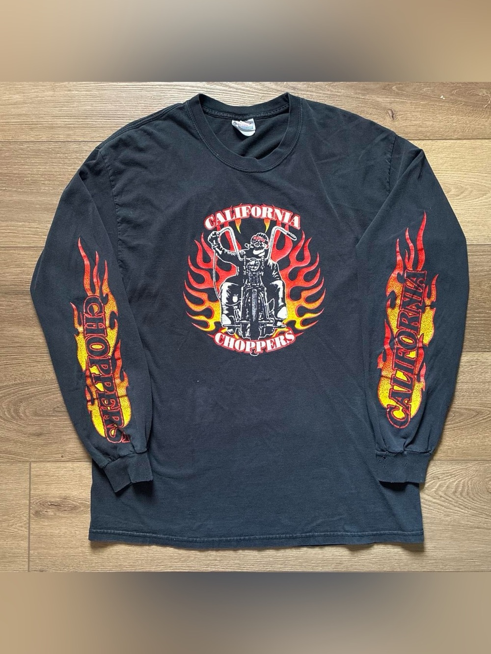 Vintage California Choppers Frisco black long sleeve shirt